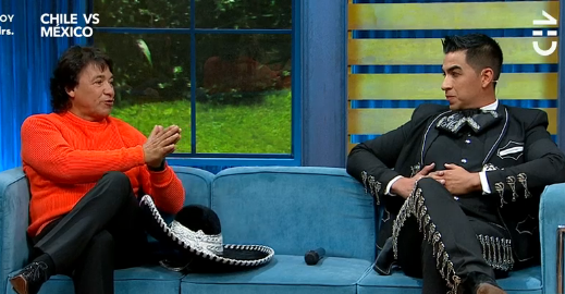 Gigi Martin y su hijo Christian visitaron Viva La Pipol