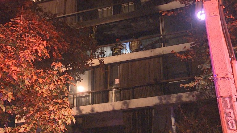 Anciano murió en incendio ocurrido en edificio de Las Condes