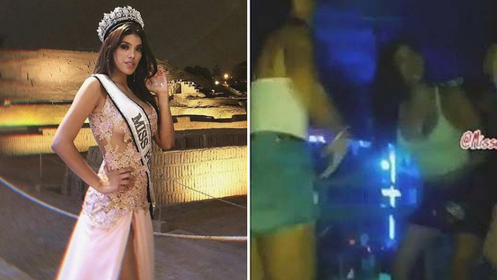 Mala conducta: Miss Perú es grabada ebria y pierde la corona