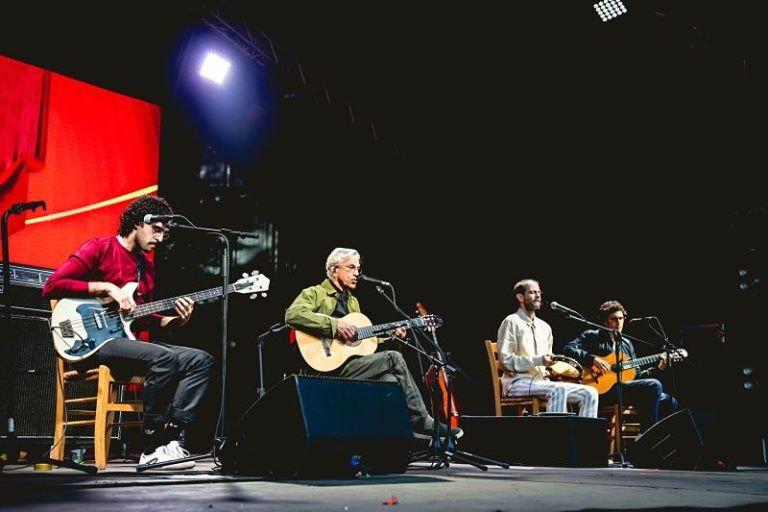 Caetano, Moreno, Zeca y Tom Veloso: Encanto de familia