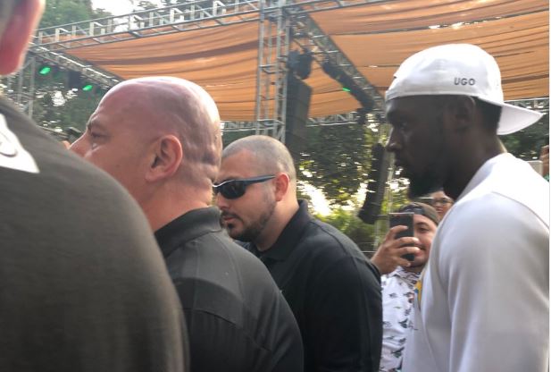 Usain Bolt en Chile: Se paseó por Lollapalooza y sobrevoló Santiago en helicóptero