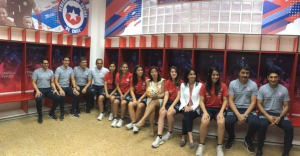 Selección chilena femenina inaugura camarín en Estadio Nacional