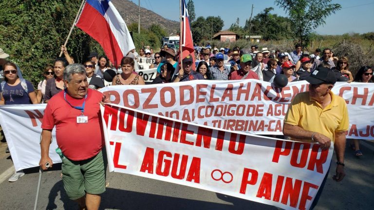 Día Mundial del Agua: Convocan a movilización en Paine ante la alarmante cifra del 80% de sequía en Chile