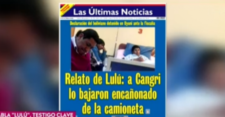 Testigo boliviano entregó relato sobre lo que habría ocurrido con Sebastián Cangri Leiva