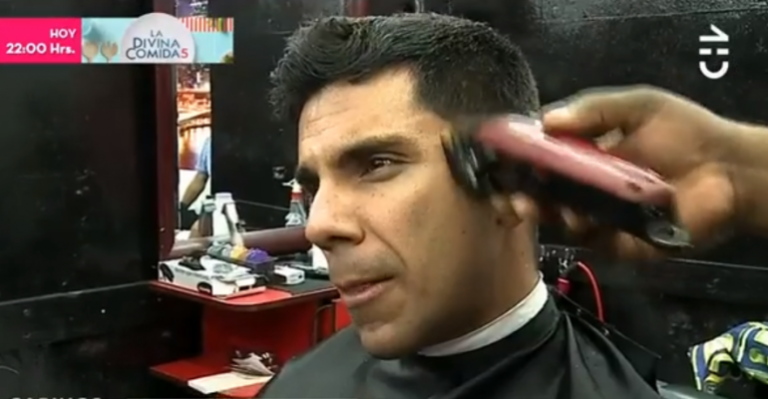 Juan Pablo Queraltó se hizo un moderno corte de pelo en Sabingo