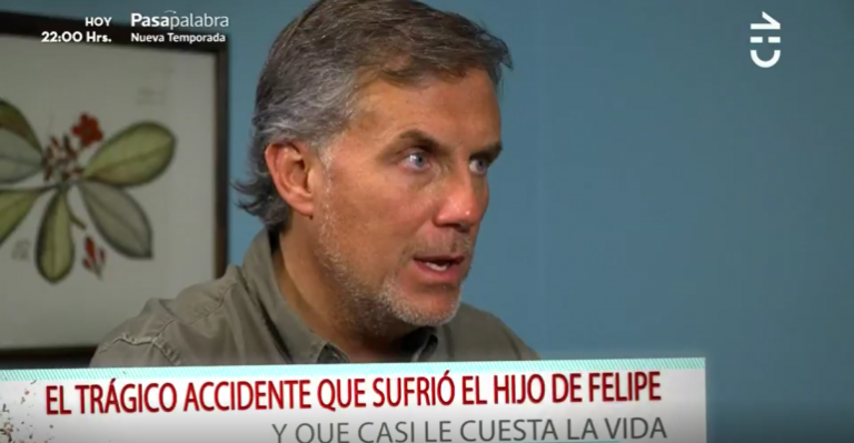Felipe Vidal nos contó del trágico accidente que sufrió su hijo en La Divina Comida