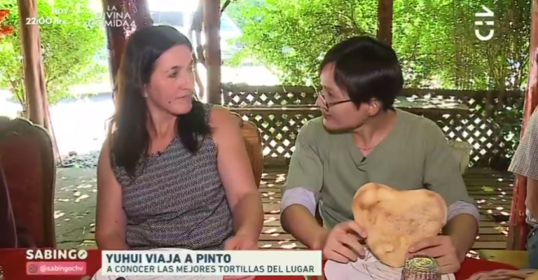 Yuhui vendió tortillas por las calles de la comuna de Pinto