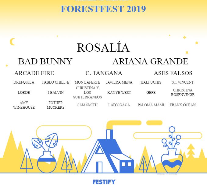 Mira cómo sería el festival de tus sueños según lo que escuchas en Spotify