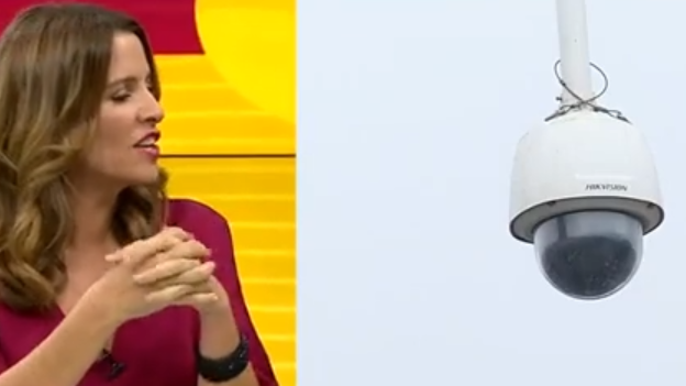 Cámara de seguridad captó a amantes en Quintero