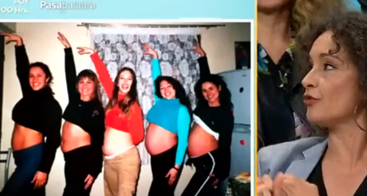 Claudia Miranda y sus amigas quedaron embarazadas con un mes de diferencia