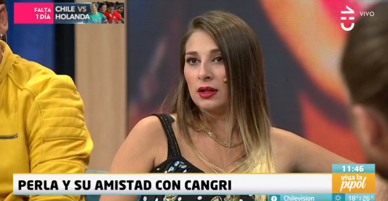 Perla relató cómo se enteró del fallecimiento de Cangri