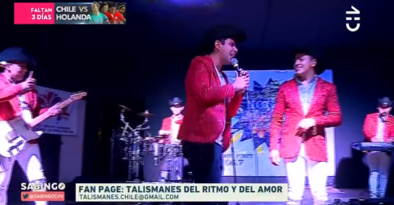 JP Queraltó se unió a la banda Talismanes Del Ritmo y Del Amor