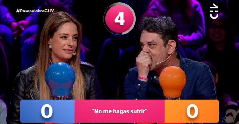 Así fue el divertido desafío musical de Marcela del Valle y Marco Silva en Pasapalabra