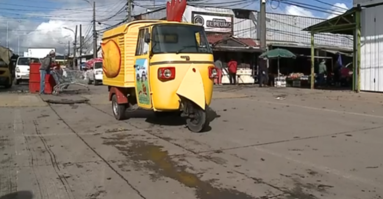 Conocimos el pollo móvil que se pasea por las calles de Concepción