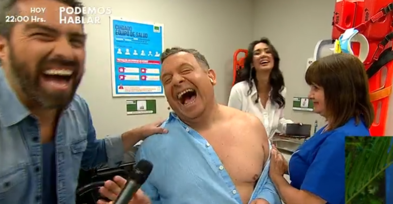 Pamela y Willy se vacunaron contra la influenza en Viva la Pipol