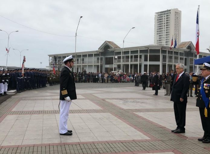 Presidente Piñera lidera la conmemoración de las Glorias Navales en Iquique