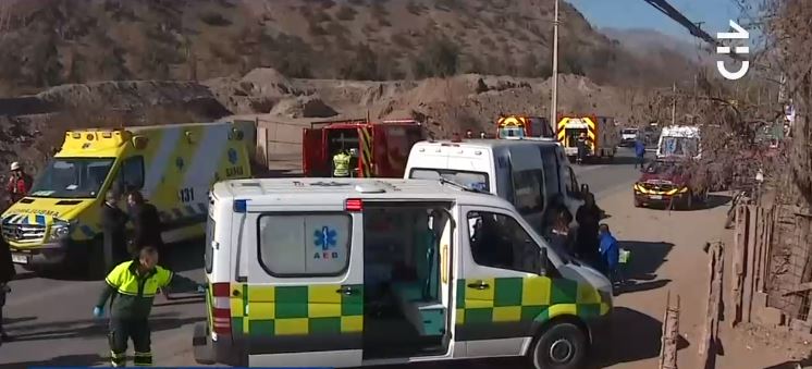 2 mil evacuados por fuga de gas en San Bernardo: Retroexcavadora habría roto cañería