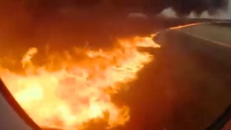 Aparece vídeo del aterrizaje en llamas del avión ruso