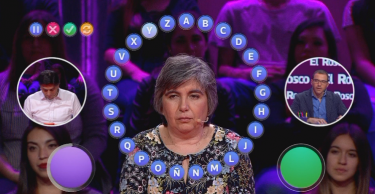 Marcela Jara impactó con potente metralleta en Pasapalabra