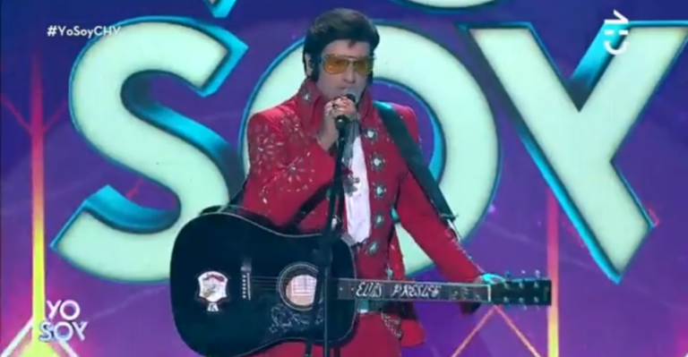 Imitador de Elvis Presley asombró con su prolija caracterización en Yo Soy