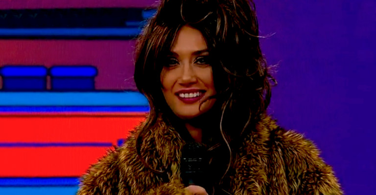 Pamela Díaz enloqueció imitando a Gloria Trevi