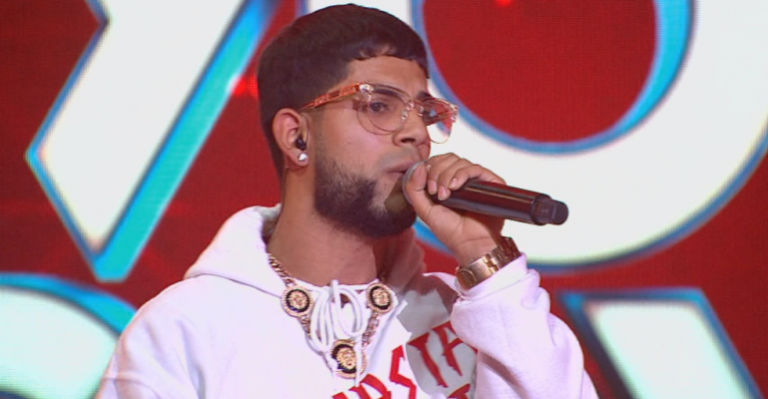 Ella no quiere beber: Anuel AA no logró conquistar al jurado con su movido reggaetón