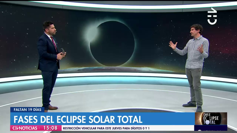 Andrés Jordán explica por qué Chile es privilegiado al tener eclipses totales de sol 2 años seguidos