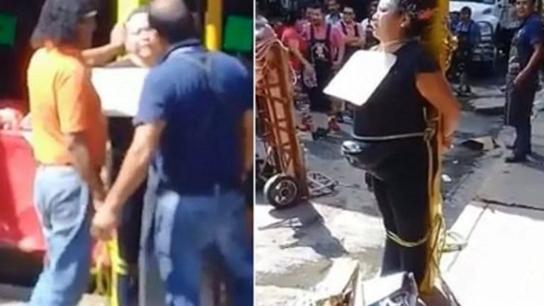 Intentaton quemar viva a mujer acusada de robar paltas, carne y verduras