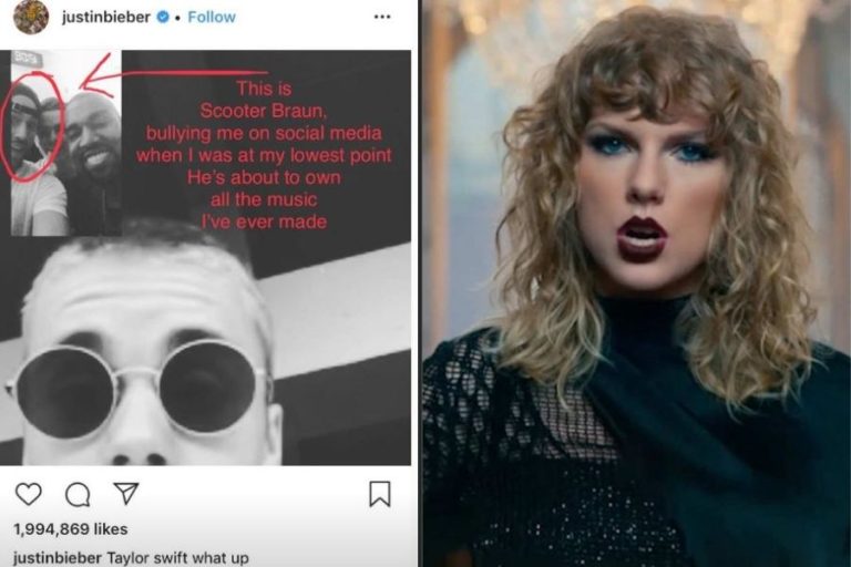 Taylor Swift acusa bullying por parte de manager de Justin Bieber: 