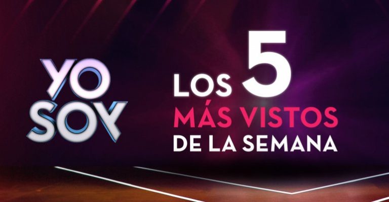 Yo Soy: Conoce el top 5 de las presentaciones más vistas de la semana