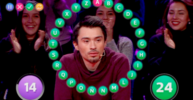 ¡Histórico! Nicolás Gavilán hizo la metralleta más grande de Pasapalabra