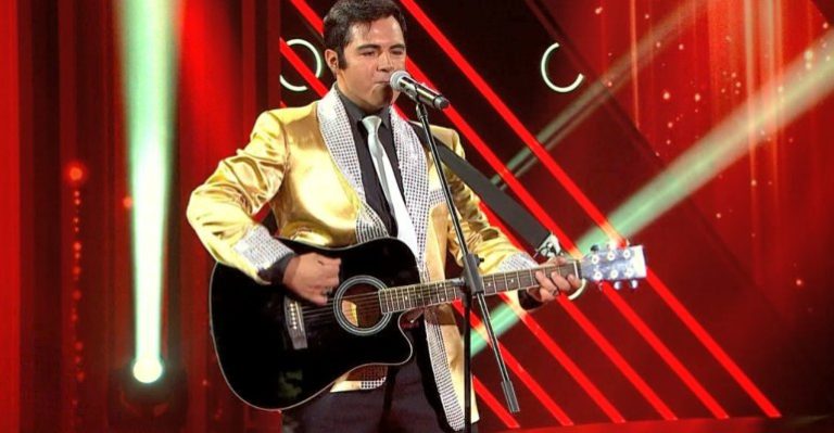 Imitador de Elvis Presley asombró con su prolija caracterización en Yo Soy