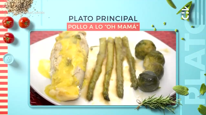 “Pollo a lo oh Mamá” fue el plato principal de Pablo Ruíz