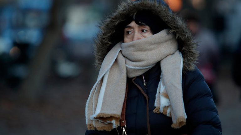 Pronostican temperaturas bajo cero para los próximos días en la zona central