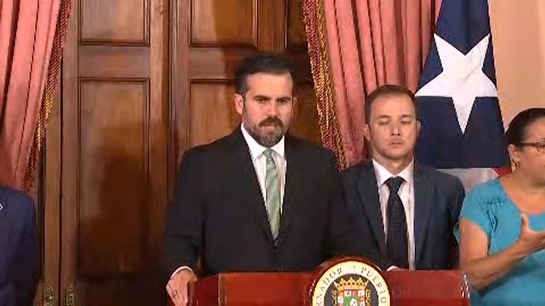 Gobernador de Puerto Rico cede a las presiones y anuncia su renuncia: El 2 de agosto dejará el cargo