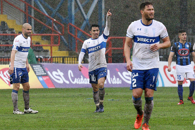 Bajo intensas lluvias la UC superó a Huachipato