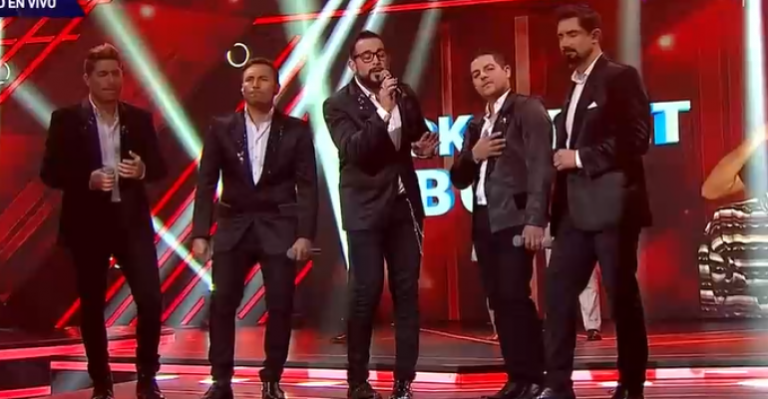 Los Backstreet Boys se atrevieron a cantar una romántica canción en Yo Soy