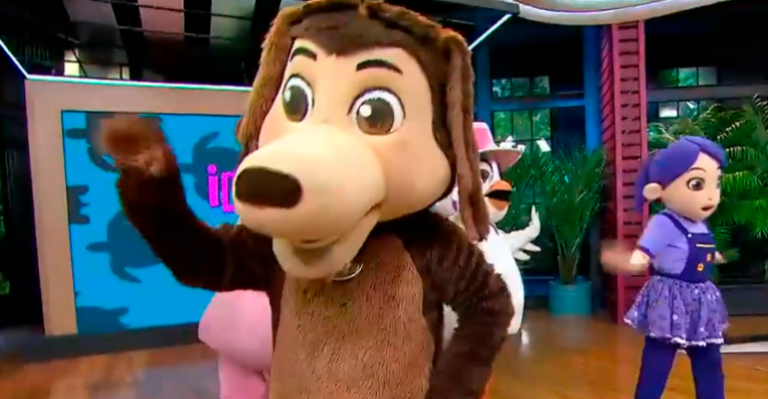 El Perro Chocolo visitó Viva La Pipol junto a sus amigos