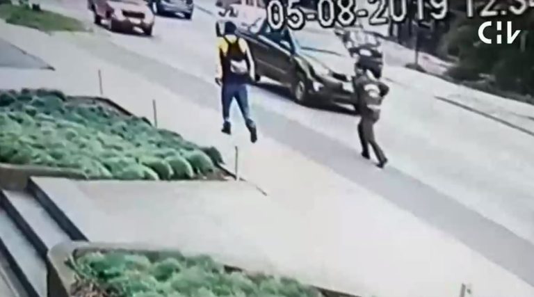 Carabinero baleó a sujeto que portaba una tijera podadora en Viña del Mar