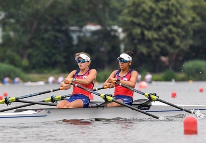 Dupla Niemeyer-Cárcamo sumaron una nueva medalla de plata en el remo
