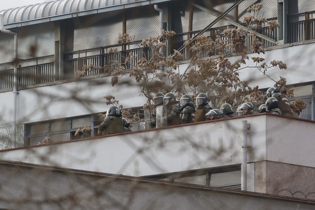 Pdte. de Centro de Estudiantes del I. Nacional rechaza presencia de Fuerzas Especiales en techo del establecimiento