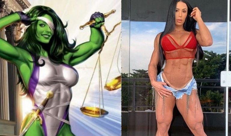 ¿Igualita? Gracyanne Barbosa, la modelo fitness que se candidatea para ser She-Hulk