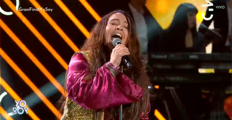 Janis Joplin llegó con toda la psicodelia para ganar la gran final de Yo Soy