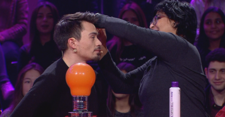 Nicolás Gavilán llamó la atención con salvaje nuevo look en Pasapalabra