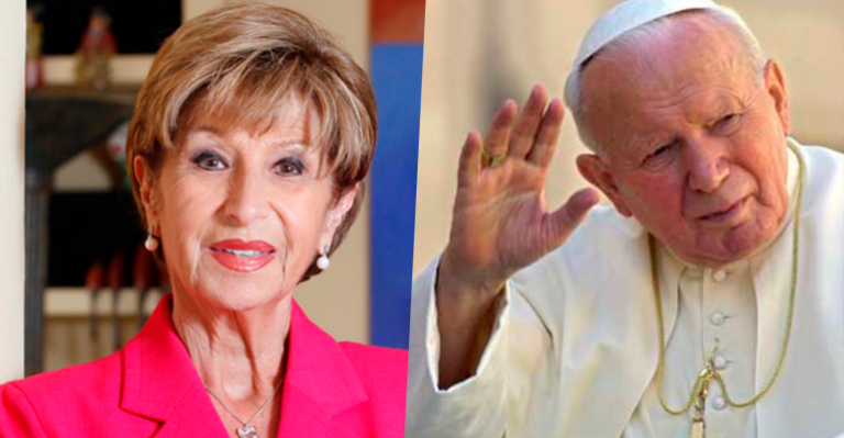 Marta Larraechea detalló su encuentro con el querido Papa Juan Pablo II