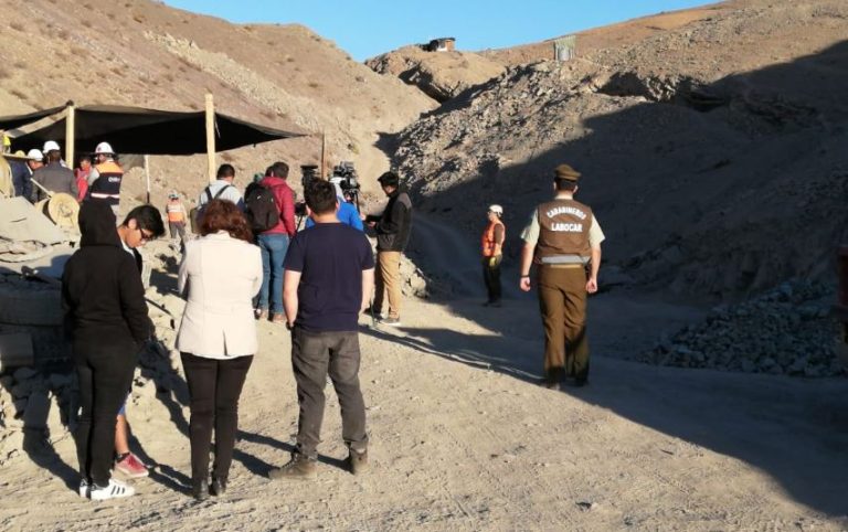 Un muerto y varios heridos dejó derrumbe de mina en Copiapó