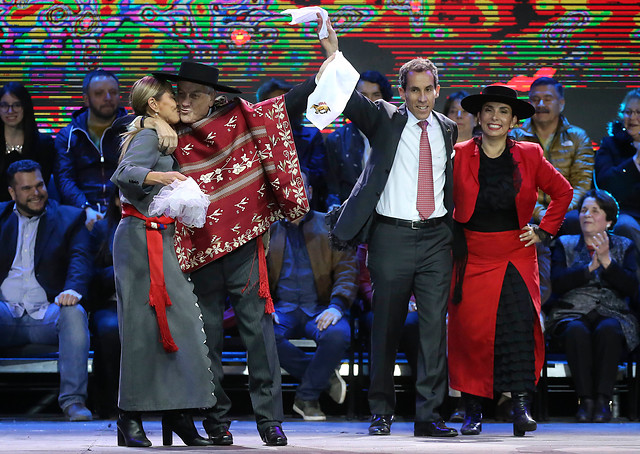 La paya con la que Piñera inauguró la fonda del Parque O'Higgins