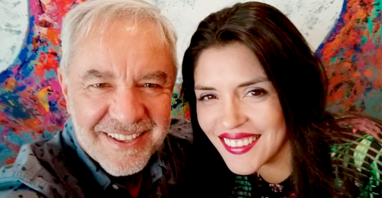 Eliseo Salazar sorprendió al presentar a su esposa 30 años menor