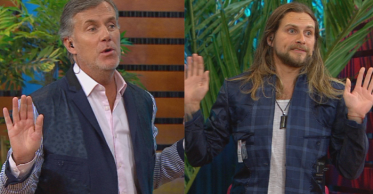 Felipe Vidal y JP Cretton se dieron literalmente vuelta la chaqueta por Cathy Barriga