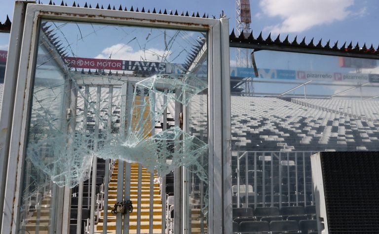 Así quedó el Estadio Monumental tras arengazo en la previa del Superclásico